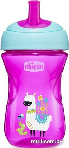 Поильник Chicco Nursery Advanced Cup Лама 00006941110180 (266 мл, розовый)