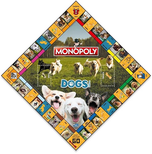 Детская настольная игра Hasbro Монополия Dogs (Собаки) WM03194-EN1-6