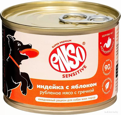 Enso Sensitive индейка, гречка, яблоко 020/606342 190 г