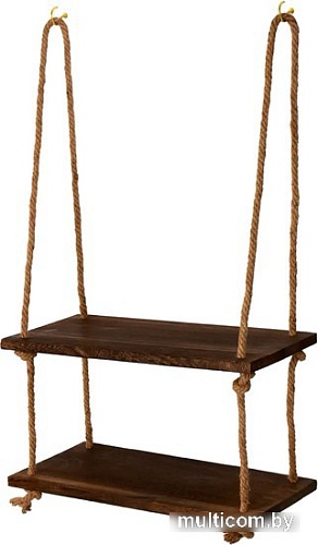 Полка Qwerty Tivat 72037 (коричневый)