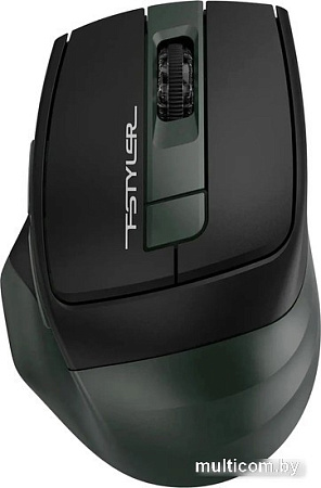 Мышь A4Tech Fstyler FB35S (черный/темно-зеленый)