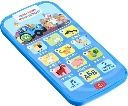 Развивающая игрушка Синий трактор Обучающий телефончик 7433990