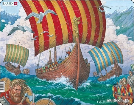 Пазл Larsen Корабли викингов FI6