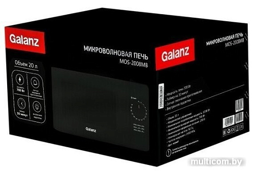 Микроволновая печь Galanz MOS-2008MB