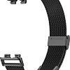 Браслет Rumi Mesh металлический для Huawei Band 8 (черный)