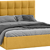 Кровать Трия Эмбер универсальный тип 1 с ПМ 160x200 (микровелюр Wellmart Yellow)