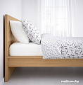 Кровать Ikea Мальм 160x200 (шпон беленый, Леирсунд) 892.109.38