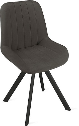 Стул Трия Марвел К2 исп.2 (черный муар/велюр Confetti Stone)