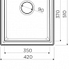 Кухонная мойка Omoikiri Daisen 42 DC