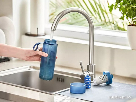 Бутылка для воды Philips GoZero AWP2712BLR/31 590мл (синий)
