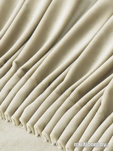 Комплект штор Soft Lines Бархат 9138-E4 2x2.4 м (молочный, 2 шт)
