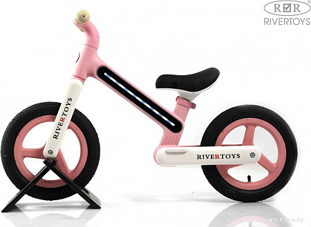 Беговел RiverToys HB-002 (розовый)