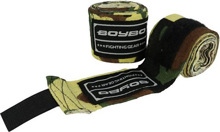 Бинт боксерский BoyBo BB2002-70 3.5 м (камуфляж)