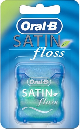 Зубная нить Oral-B SatinFloss мятная 25 м