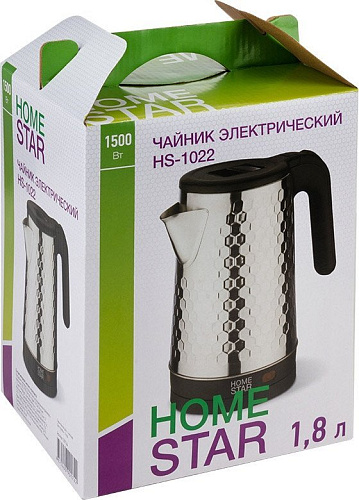 Электрический чайник HomeStar HS-1022 (черный)