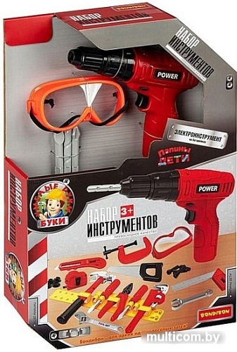 Набор инструментов игрушечных Bondibon Папины дети ВВ5131