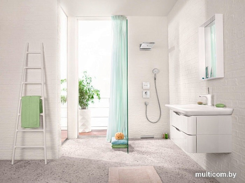 Шланговое подключение Hansgrohe FixFit Square 26455140 (бронзовый)