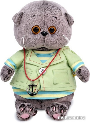 Классическая игрушка BUDI BASA Collection Басик Baby в морском костюме BB-105 (20 см)