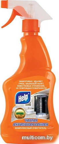 Средство для акриловых ванн Help Чистая ванна 500 мл