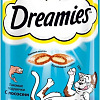 Лакомство для кошек Dreamies лакомые подушечки с лососем 60 г