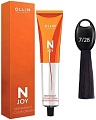 Крем-краска Ollin Professional N-Joy Color Cream 7/28 русый фиолетово-синий 100 мл