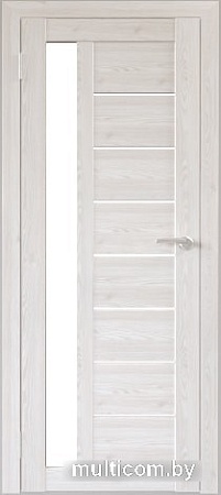 Межкомнатная дверь Юни Бона 04 80x200 (лиственница сибиу/матовое стекло)