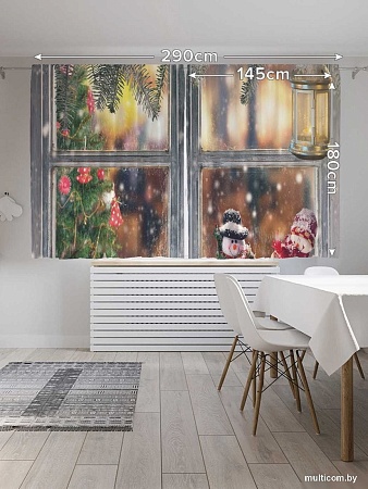 JoyArty Зимнее окно p_21494 (145x180)