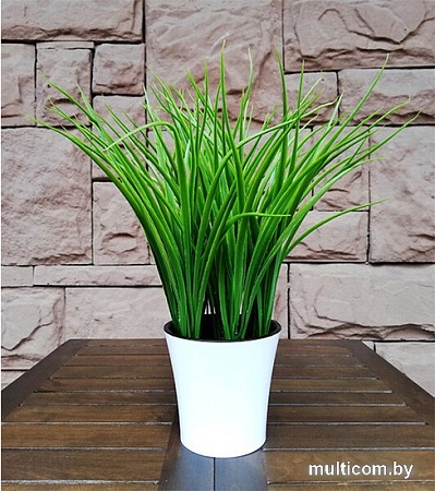 Искусственное растение Forgarden Осока высокая в белом горшке BN10599 35 см