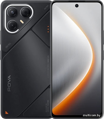 Телефон Tecno Pova 7 5G 8GB/128GB (графитовый черный)