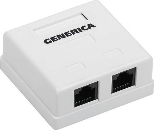 Розетка компьютерная Generica CS2-1C5EU-22-G