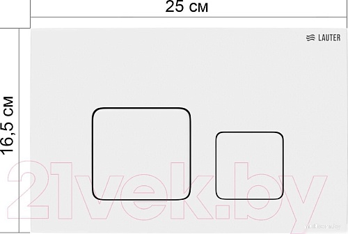 Панель смыва Lauter 219701F (хром)