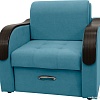 Кресло Сириус Лидер-1 ППУ 105x110 (Eva 29 велюр голубой)