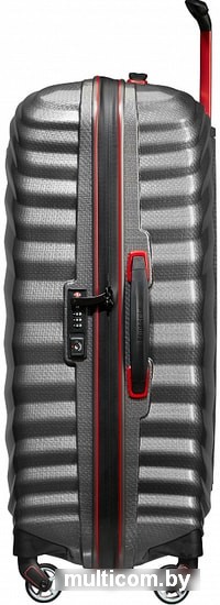 Чемодан-спиннер Samsonite Lite-Shock Sport Eclipse Grey/Red 69 см