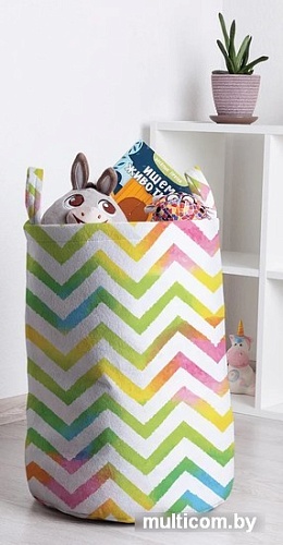 Корзина JoyArty Классические зигзаги toba_17173