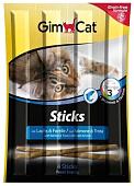Лакомство для кошек GimCat Беззерновые палочки с лососем и форелью 400778GC (4 шт)