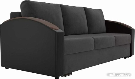 Диван Лига диванов Монако slide 101997 (серый/черный)