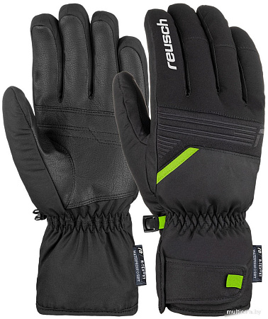 Горнолыжные перчатки Reusch Bradley R-TEX XT 6101265-7716 (р-р 9.5, Black/Neon Green)