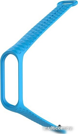 Ремешок Xiaomi ребристый для Mi Band 3 (синий)