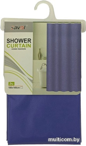 Шторка-занавеска для ванны Savol S-MTX1818P