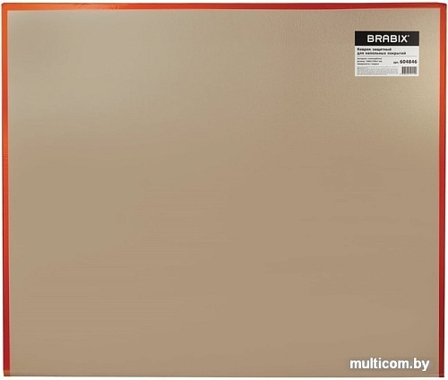 Коврик защитный Brabix 100x120 см 604846 (глянец)