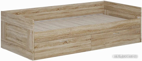 Кровать с выдвижным спальным местом Mio Tesoro Сириус раздвижная 90x200 2.02.08.410.3 (дуб сонома)