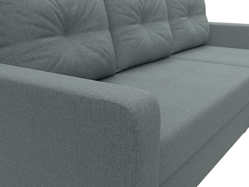 Угловой диван Лига диванов Ливерпуль Лайт правый 125988 (рогожка амур серый)