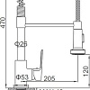 Смеситель Ledeme L4080B