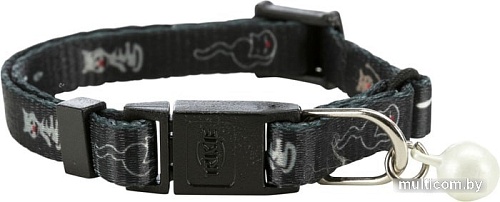 Ошейник Trixie с рисунком и колокольчиком, цвета в ассортименте (4178)