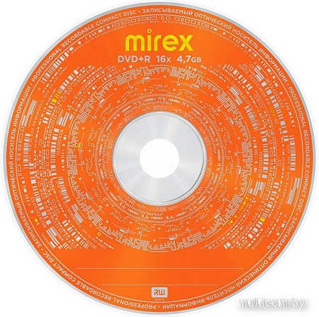 DVD+R диск Mirex 4.7Gb 16x UL130013A1B (50 шт.)