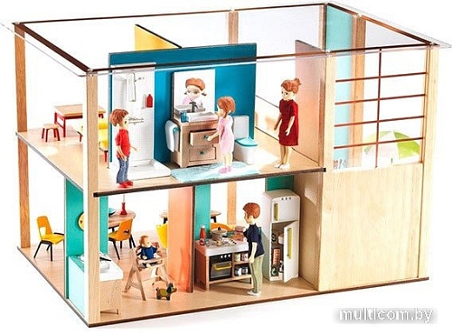 Кукольный домик Djeco Cubic House 07801