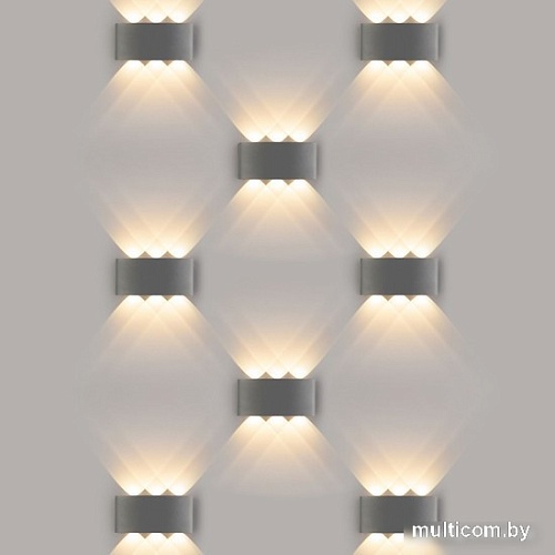 Уличный настенный светильник Elektrostandard 1551 Techno LED (серый)