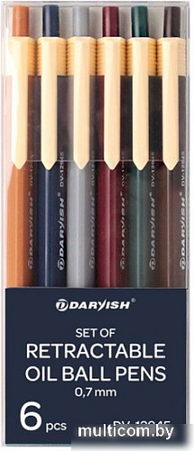 Набор шариковых ручек Darvish DV-12945 (6 цв.)