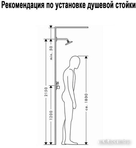 Душевая система Wisent WP3500BL