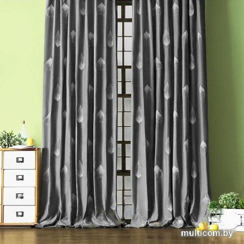 Комплект штор Pasionaria Элис 290x240 с подхватами (темно-серый)